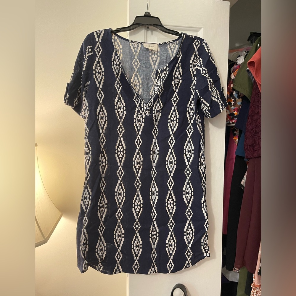 Everly - Navy Blue Dress (Size Small)